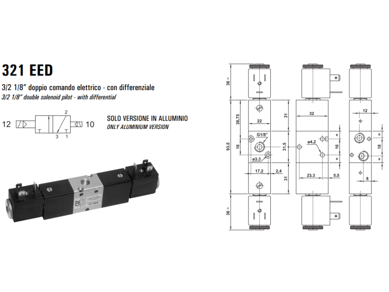 Elektrozawór 321 EE/EED/EFP