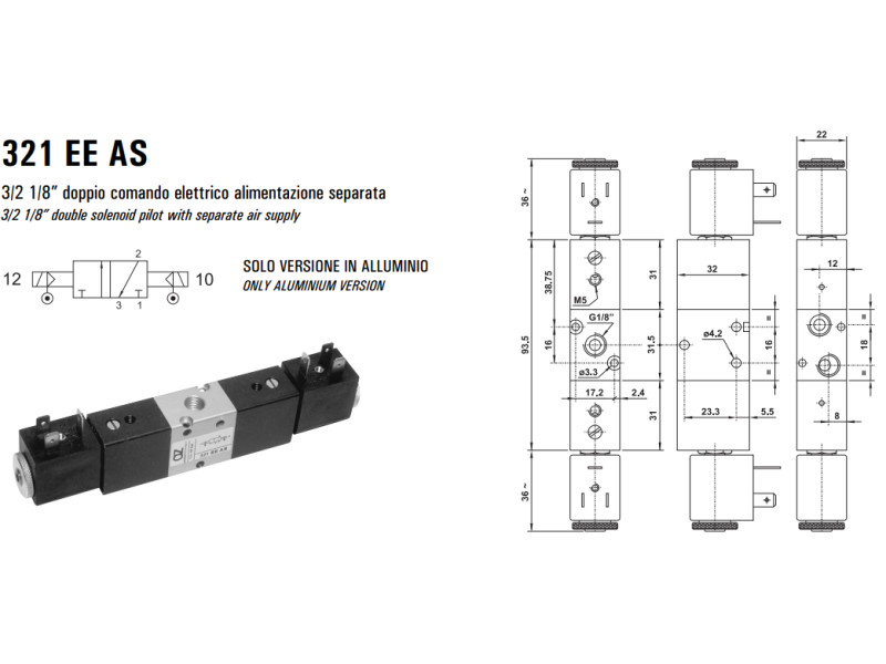 Elektrozawór 321 EE AS