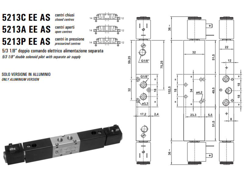 Elektrozawór 5213 C/A/P EE AS