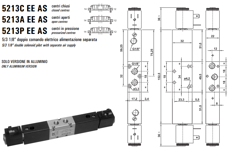 Elektrozawór 5213 C/A/P EE AS