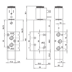 Elektrozawór 521 MRE