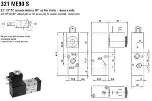 Elektrozawór 321 ME90 S