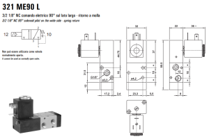Elektrozawór 321 ME90 L