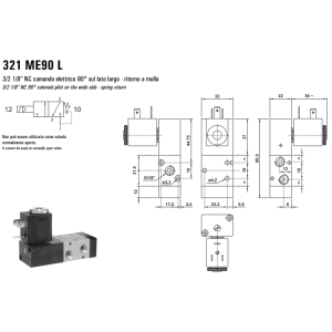 Elektrozawór 321 ME90 L