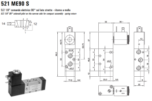 Elektrozawór 521 ME90 S