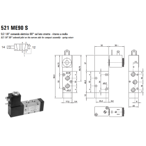 Elektrozawór 521 ME90 S