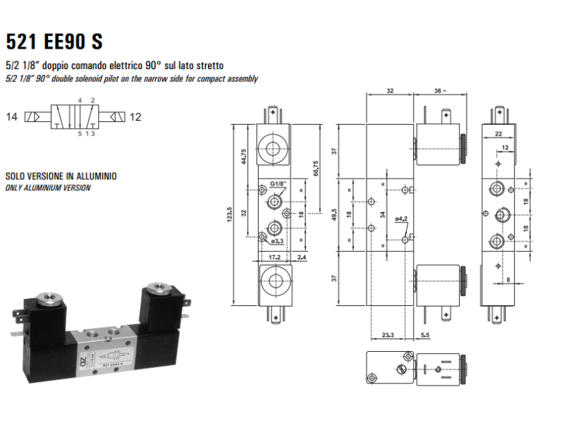 Elektrozawór 521 EE90 S