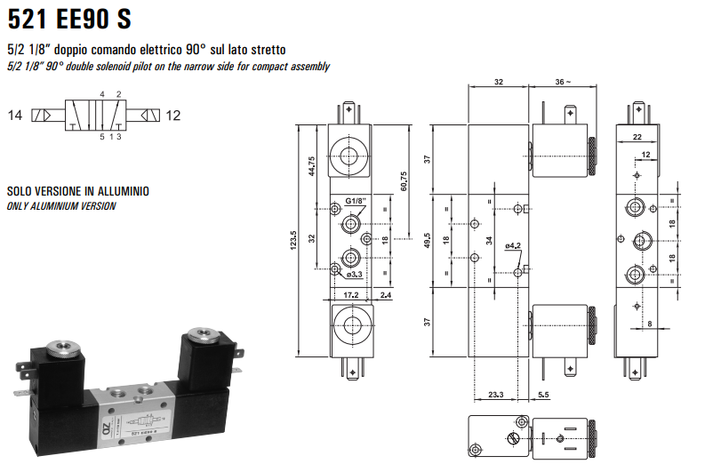 Elektrozawór 521 EE90 S