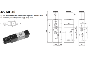 Elektrozawór 322 ME AS