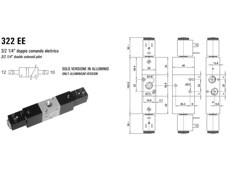 Elektrozawór 322 EE