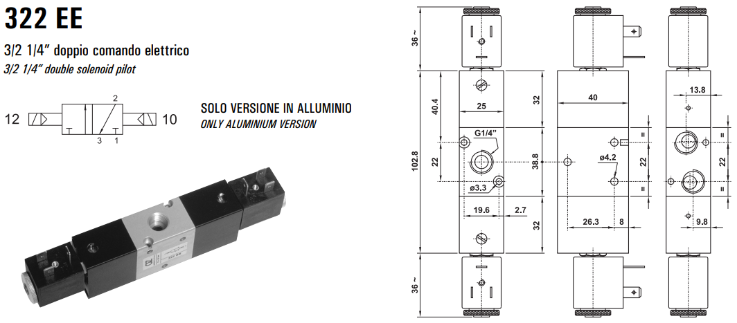 Elektrozawór 322 EE