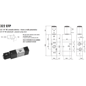 Elektrozawór 322 EFP