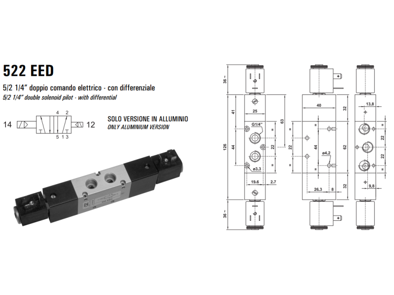 Elektrozawór 522 EE/EED/EFP
