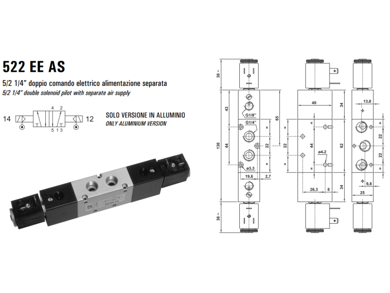 Elektrozawór 522 EE AS
