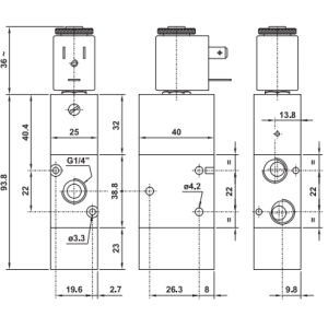Elektrozawór 322 MRE