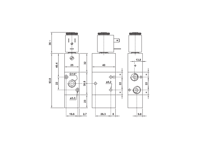 Elektrozawór 322 MRE