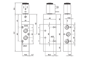 Elektrozawór 522 MRE
