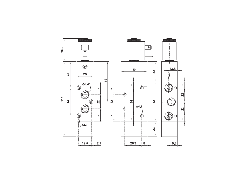 Elektrozawór 522 MRE