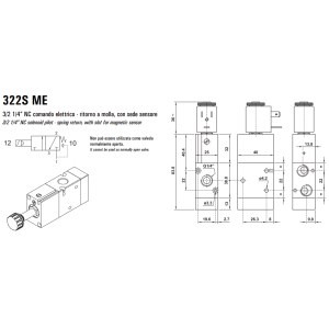 Elektrozawór 322S ME/MRE/EE
