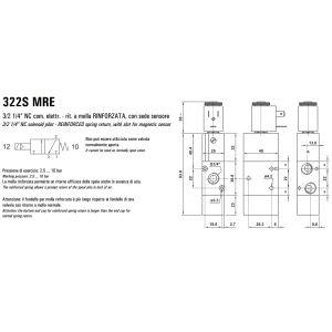 Elektrozawór 322S ME/MRE/EE