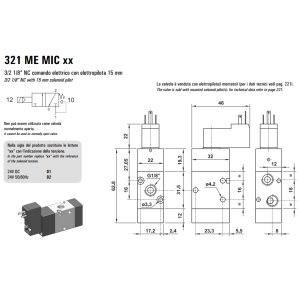 Elektrozawór 321 ME MIC XX