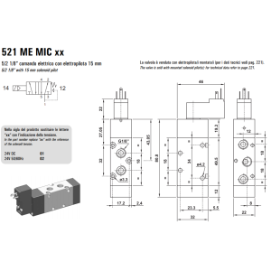Elektrozawór 521 ME MIC XX