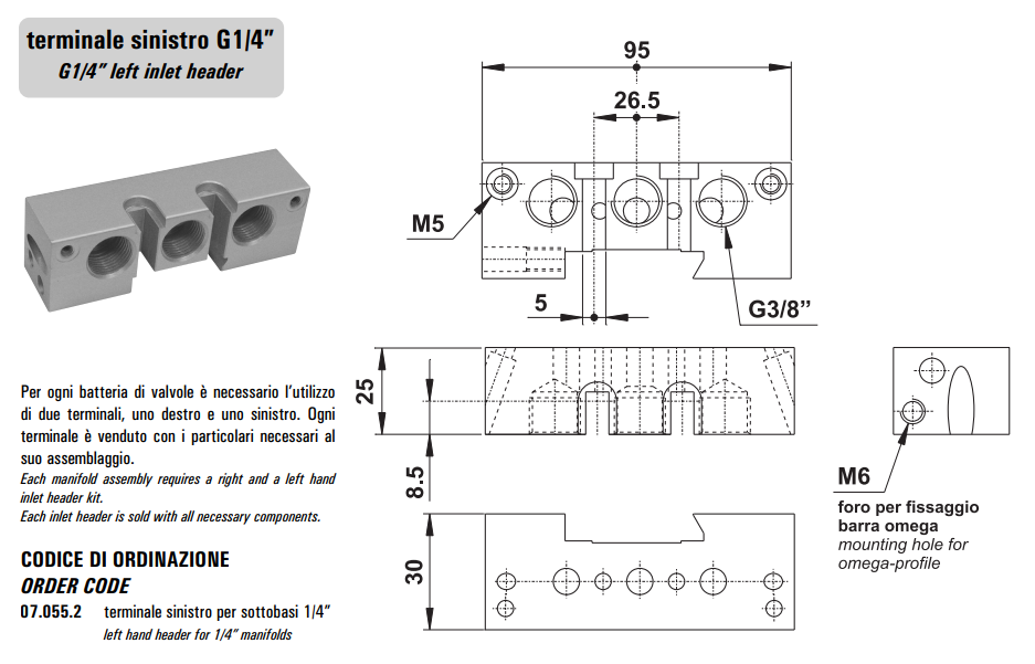 Blok zaworowy 07.055.2