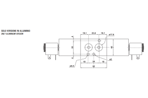 Namur 5823 C/A/P EE, Elektrozawory - NC/NO: CC - centralnie 
