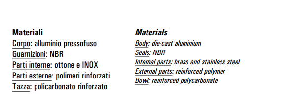 Filtr separujący wodę G1/2" 4-30S/A 4-05S
