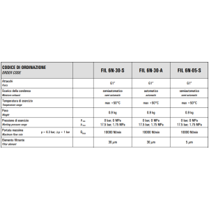 Filtr separujacy wodę G1" 6N-30-S/A 6N-05-S