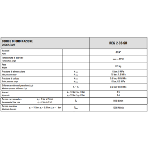 Regulator ciśnienia G1/4" SR REG 2-08-SR