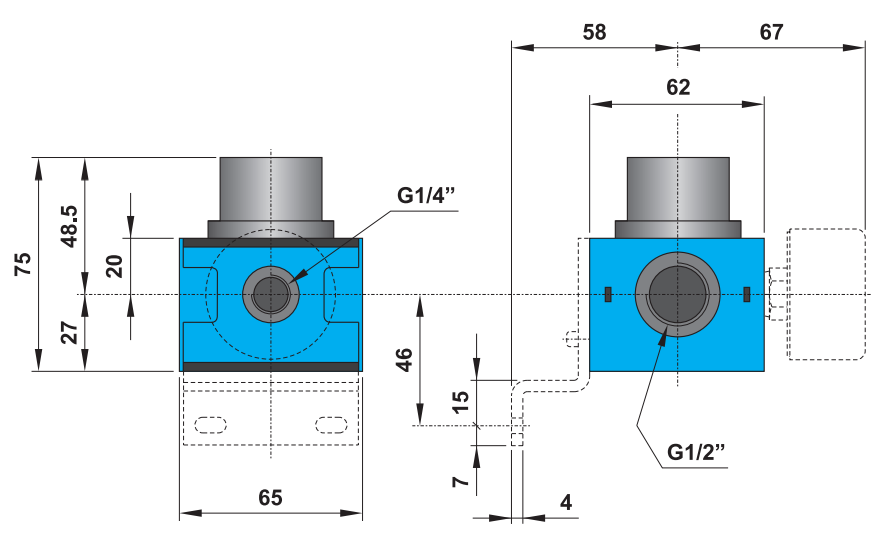 Regulator ciśnienia G1/2" REGP 4-08