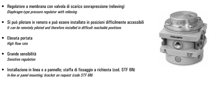 Regulator ciśnienia G1" REGP 6H10