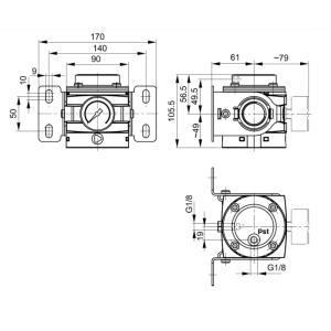 Regulator ciśnienia G1" REGP 6H10