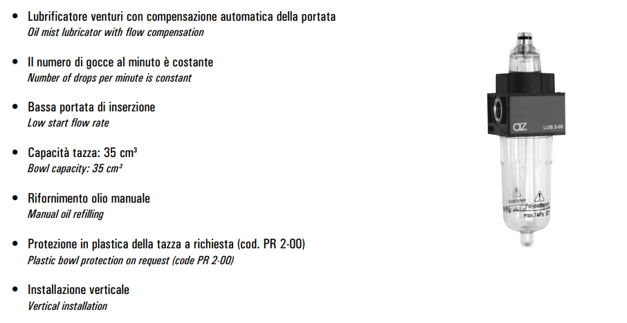 Smarowanica G1/4" LUB 2-00