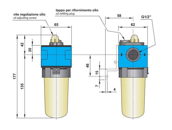 Smarownica G1/2" LUB 4-00