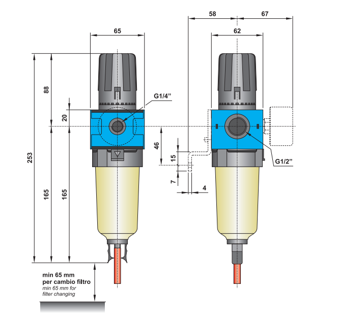 Filtro-reduktor G1/2″ FR 4-08-30/05-S