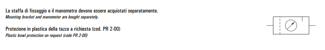 Zespół przygotowania powietrza FR+L G1/4″  FR+L 2-08-25-