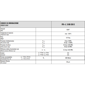 Zespół przygotowania powietrza FR+L G3/8″ FR+L 3-08-30-S