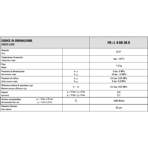 Zespół przygotowania powietrza FR+L G1/2″ FR+L 4-08-30-S