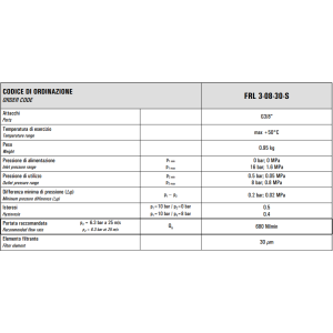 Zespół przygotowania powietrza G3/8″ FRL 3-08-30-S