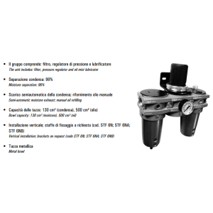 Zespół przygotowania powietrza G1″ FRL 6N-10-30-S