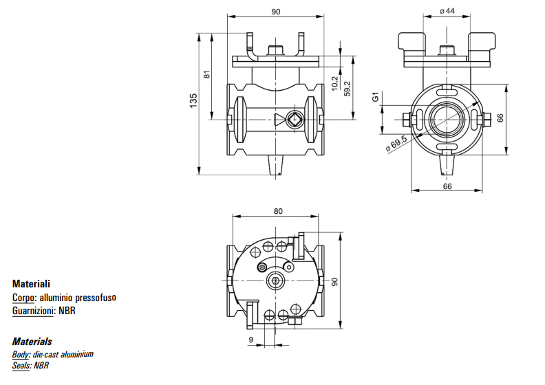 Zawór zamykający 3/2 G1” SR-M6N