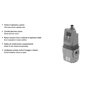 Proporcjonalny regulator ciśnienia  elektronicznie sterowan