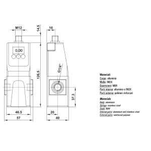 Proporcjonalny regulator ciśnienia  elektronicznie sterowan