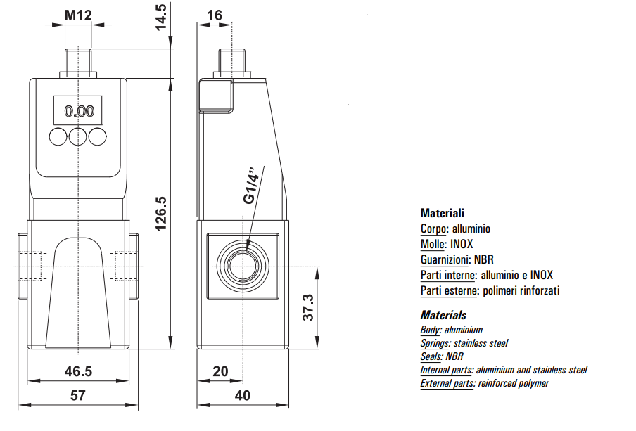 Proporcjonalny regulator ciśnienia  elektronicznie sterowan