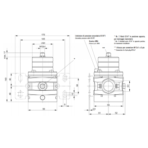 Proporcjonalny regulator ciśnienia elektronicznie sterowany