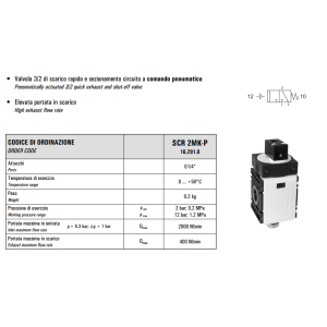 Zawór szybkiego odpowietrzania mini 3/2 G1/4” SCR 2MK-P