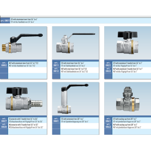 Zawór kulowy serii ASTER