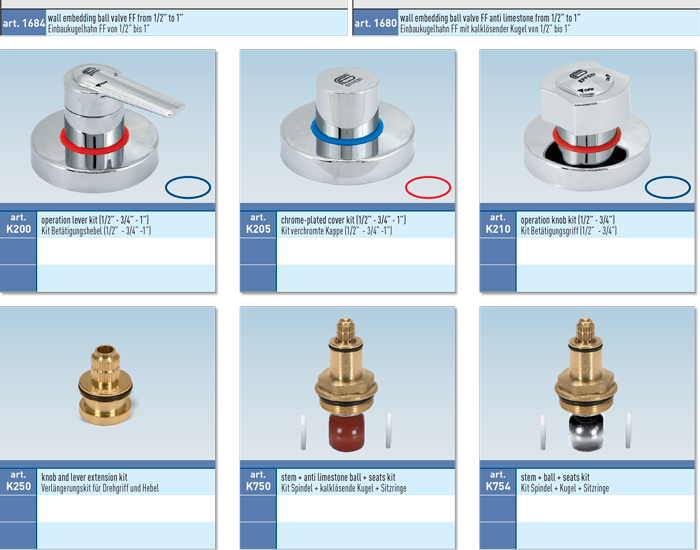 Zawór kulowy serii INKAS EXTRA